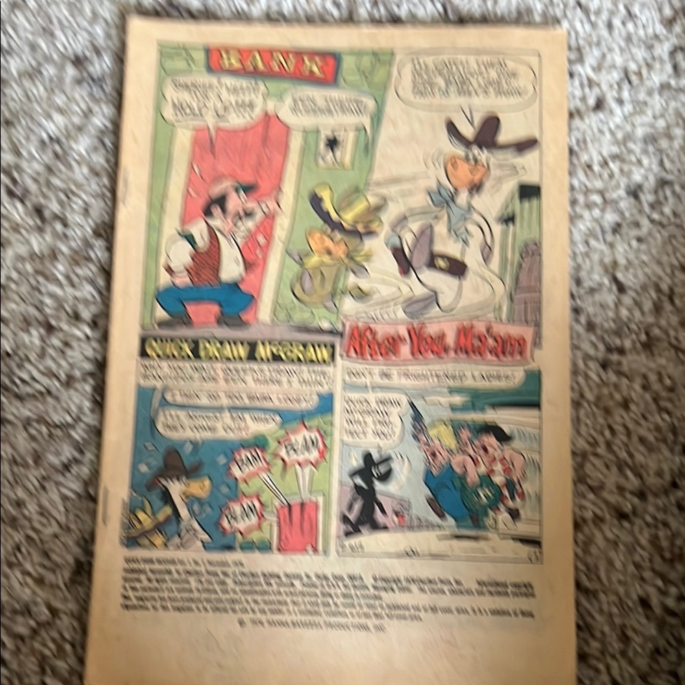 Quick Draw McGraw vintage comic book